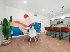Boho Vibe Townhome King Bed Garage SLC