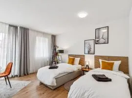 Comfort Family & Business Apartment in Neunkirchen - 2 SZ - Self-Check-in - WLAN 250 Mb - Parkplatz - Balkon - Badewanne - bis zu 5 Pers