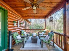 Cabin in Blue Ridge Hot Tub Games & Creek