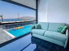 Sea View Serenity Βeachfront & Pool 102, hotel a Salamís