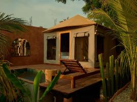 Punta Mozambique, glamping em Puerto Escondido