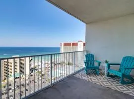 Gorgeous 1-Bed 2-Bath condo with Gulf View! Pools On-Site! Walk To The Beach!