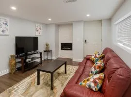 Cozy 3BR Caledon Basement Suite with Private Access, Backyard Basketball Court, Full Kitchen, WiFi, Laundry, 5 Mins to Brampton, Family Friendly, Near Trails & Parks!