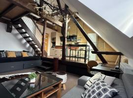 Apartment in a beautiful garden, hotel v destinaci Pardubice