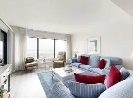 Third-floor oceanfront condo with balcony, W/D, pool & tennis