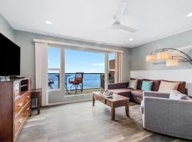 Amazing beachfront condo with deck, patio, & balcony