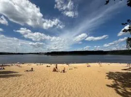 Family & Business Sauna Apartments No17 Leśny nad Zalewem Cedzyna Unikat -3 Bedroom with Private Sauna, Bath with Hydromassage, Terrace, Garage, Catering Options