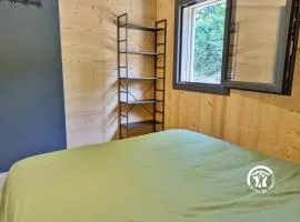 Chalet 23 Le Moulin, Camping de Coupeau, 4 personnes