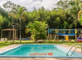 Sitio em Santa Isabel com piscina e natureza