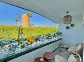 Cozy Stay with Hassan Tower View