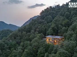 StayVista at Glass Forest with Bonfire, BBQ