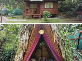 Centro Ananda, Cabina, Bambuszelt