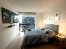 AH/Loft con Alexa, Parking, Gym, Coworking, Usaquén