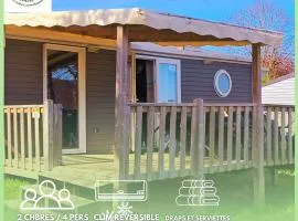 Houlgate-153- Mobilhome cosy 4 personnes Camping 5 étoiles