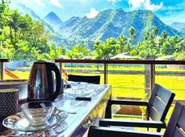 Teahupo'o Lodge Tahiti - Fare Terre et Mer - climatisé - canoe et paddle