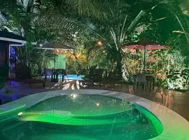 Main House-3 Bedrooms & AC-2 Pools-Jungle-Beach-WiFi-TV