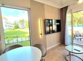 Let's Sea SPA - Premium Apartamenty z ogródkiem, przyjazne zwierzętom、ゴンスキのホテル
