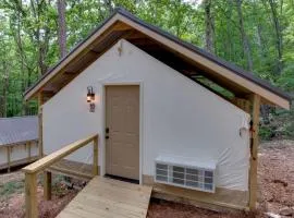 Luxury Glamping Tent with Jacuzzi on the Deck in Alabama