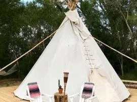 Superb Glamping Tipi on Organic Farm in the Sangre de Cristo Mountains, New Mexico