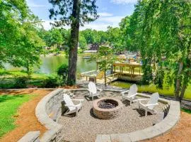 Dock and 2-Story Boat Slip Badin Lake Cabin