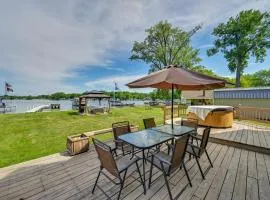 Lakefront Warsaw Home with Private Dock and Golf Cart
