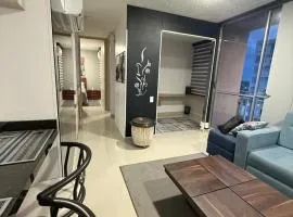 Apartamento súper dotado con aire acondicionado