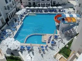 الساحل الشمالي قرية سانتوريني شاليه غرفة وريسبشن