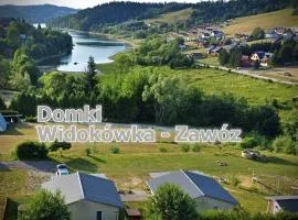 Domki letniskowe Widokówka Zawóz nad jeziorem z jacuzzi