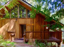Chalet at Rainier Lodge (0.4 miles from the entrance), viešbutis mieste Ašfordas