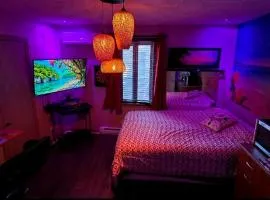 Petit loft avec jacuzzi et terrase exotique privé