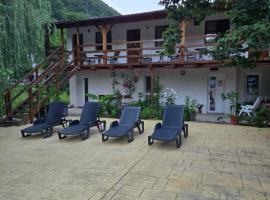 Pensiunea Armonia, acomoda&ccedil;&atilde;o com onsen em Băile Herculane