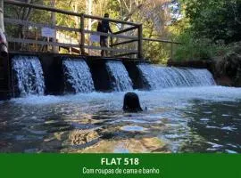 Park Veredas do Rio Quente Flat 518 - Com acesso ao RIO