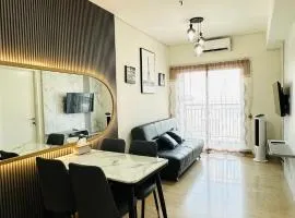 Apartemen Podomoro View Kota 2BR lantai 17 Full perabot