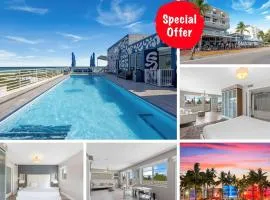Spacious Studio with Roof Top Pool & Bar
