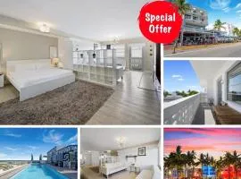 Spacious Studio - Roof Top Pool & Bar South Beach