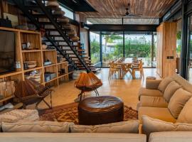 Villa Okeanos, bezbariérové ubytování v destinaci Placencia Village