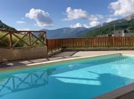 Appartement 35 m2 4p proche des pistes de ski la foux d Allos Avec piscine chauffée saison été
