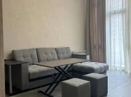 2 room apartment in Yerevan, Armenia, in a new building on Paruyr Sevak Street, 55 sq m high ceilings