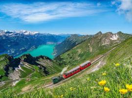 Lovely idyllic apartment close to the Lake: Brienz şehrinde bir otel