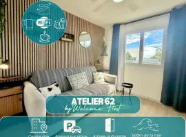 Atelier 62, studio de charme, 15 min de la plage