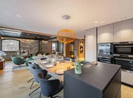 Chalet familial moderne à Méribel Village, terrasse sud avec jacuzzi, proche pistes et commerces - FR-1-566-56