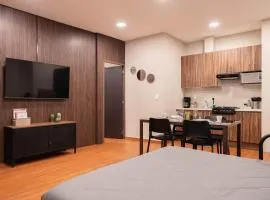 307 Spacious AC apt Historic CDMX Rooftop