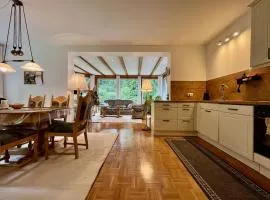 Große Ferienwohnung "Idyll" mit Sauna in Alleinlage