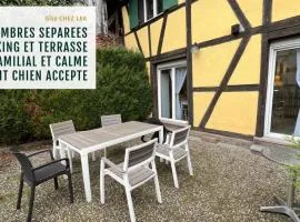 Maison de ville chez Léa - gîte familial parking terrasse