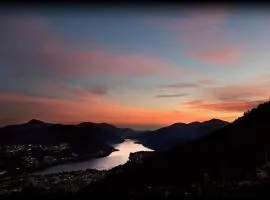 Lake Lugano Cademario LakeView Apartment BEST SUNSET & SUNRISE in Ticino