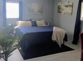 Modern Industrial Oasis Private Room with King Bed WiFi FREE Parking and More
