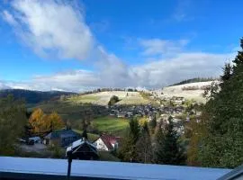 Ferienwohnung Naturverliebt im Schwarzwald - mit Sauna und Panoramabalkon, direkt an Skipiste und Wanderwegen