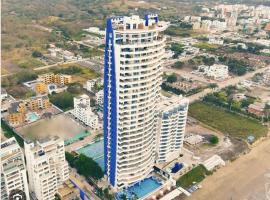 Grand Diamond Beach, hotel com estacionamento em Tonsupa