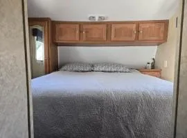 Family RV in a farm