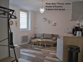 Logement de caractère au centre historique Joigny Zen 1、ジョワニーのホテル